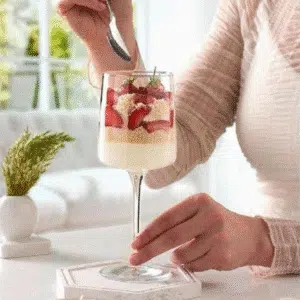 كاسات ايكونك زجاجية 340 مل  من بشابشتي طقم من 6 قطع- تركي