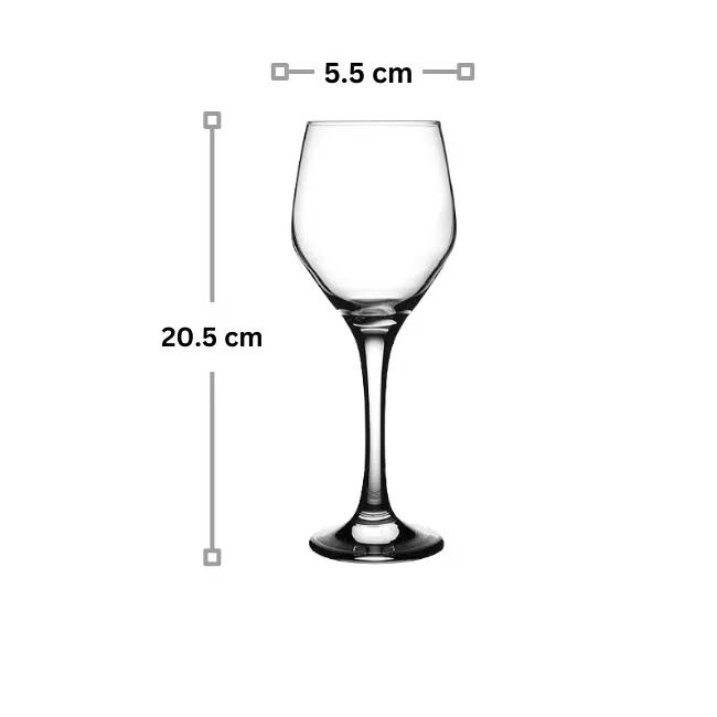 طقم كاسات عصير ومياه من باشابشتى 6 قطع – دافني- (255 مل)- تركي - Image 2